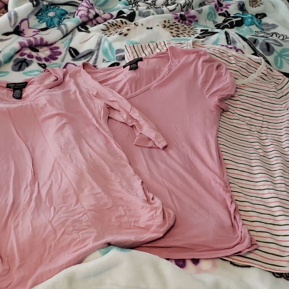 3 maternity shirts